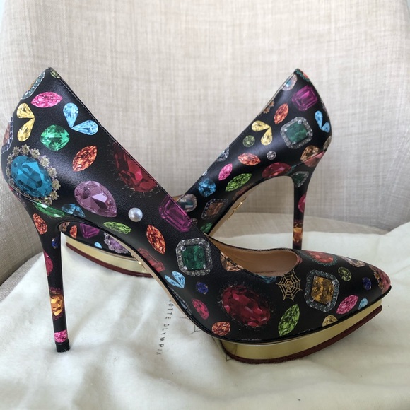 Brand new Charlotte Olympia heels size 7.5 - Picture 4 of 11